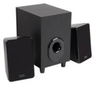 Zyon 2.1 Multimedia Speaker System inc Remote Control &amp; 3.5mm Speaker Connection - Black (Compatible with PC,TV,DVD,VCD player)