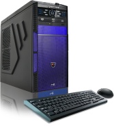 CybertronPC Hellion (Blue) TGM1213J Gaming PC (3.5 GHz AMD FX-6300 6-Core, 2GB GeForce GT740, 16GB DDR3 1600MHz, 1TB HDD, WiFi, Windows 10 Home 64-Bit