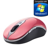 Dell Pink Wireless Bluetooth Glossy Laser Mini Travel Size Mouse (No Receiver Included, Mouse Only)