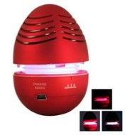 New Red Easter Egg Shape Tumbler USB Mini Speaker for PC MP4 MP3 Laptop Notebook Computer