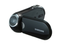 Samsung SMX-C10GP/XEU SD Compact Flash Camcorder, 10x Optical Zoom, 2.7 inch Wide LCD, H.264 Recording - Grey