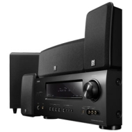 Denon DHT-1312BA A/V Home Theater Receiver with Boston Acoustics MCS 160 5.1 Surround Speaker System
