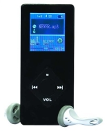 Megakick MP 3-PLAYER SKINNY 2GB schwarz