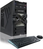CybertronPC Patriot GM1293C Desktop (Black/White)