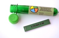 5 x Petling - Logbuch - Stift komplett Set Paket Geocaching Cache Versteck - 13 cm gr&uuml;n