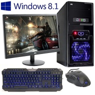 Fierce Ultra Fast Desktop, Office, Home, Family, Gaming PC Computer Bundle, 4.2GHz Quad Core, 8GB RAM, 1TB HDD, AMD Radeon HD 8570D Integrated Graphic