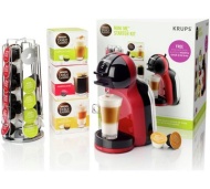 Nescaf&eacute; Dolce Gusto - Mini Me Red &amp; Black Coffee Machine with Starter Kit by Krups&reg;