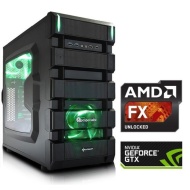 PC Specialist Fusion Marauder XT Gaming PC, AMD Quad Core FX 4300 3.8GHz, 8GB RAM, 1TB HDD, 240GB SSD, DVDRW, NVIDIA GTX 970, Windows 10 Home 64bit