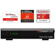 Octagon SF8 HD USB Full HD Linux Sat Receiver Schwarz