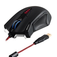TeckNet&reg; M008 Gaming Laser Mouse da Gioco ad Alta Precisione 16400 DPI, 13 Pulsanti Programmabili,Distribuzione del Peso, Microswitch Omron
