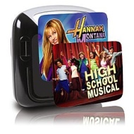 Disney Hannah Montana &amp; High School Musical Dual-Screen Portable DVD Player