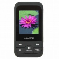 New Majestic Lettore MP3 SDA-4071BK 4GB Micro sd 4GB, radio, display 1.8&quot;, registratore vocale, colore NERO