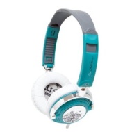 iFrogz EP-NP-1120 EarPollution Nerve Pipe Headphones - Swirl (Teal/Chrome)