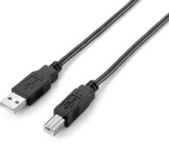 EQUIP USB 2.0 Kabel A-&gt;B 3m S/S schwarz