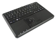 Perixx PERIBOARD-709PLUS UK, Wireless Super Mini Keyboard with Trackball - 230x160x23mm Dimension - 2.4G - Up to 10 Meters Operating Range
