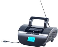 auvisio Mobiler Bluetooth-Lautspr. MPS-600.bt MP3/SD/USB/Wecker/Akku