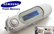 EvoDigitals 16GB Silver MP3 WMA Player (samsung memory) USB With FM Tuner, Voice Recorder + More