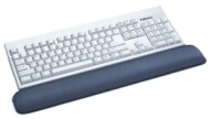 Fellowes Adjustable Gel Keyboard Wrist Rest - Black, Platinum 93735