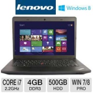 Lenovo ThinkPad Edge E431 6277 Notebook PC - 3rd Generation Intel Core i7-3632QM 2.2GHz, 4GB DDR3, 500GB HDD, DVDRW, 14.0 in. Display,  Windows 7 Prof