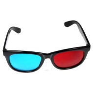 W5 3D Glasses Red/Blue (PC Optical Frame and AC Lens )