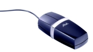 Atek Super Mini Optical Mouse - Mouse - optical - 2 button(s) - wired - PS/2, USB - black - retail