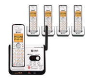 AT&amp;T CL82509 DECT 6.0 Five Handset Cordless Phone System with Digital Answering Device and Caller ID