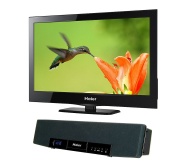 Haier 24&quot; Diag. 1080p Edge-lit LED/LCD HDTV with Soundbar