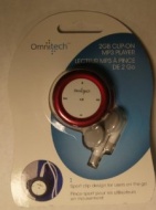 Omnitech 2GB Clip-On Mp3 Player (red)