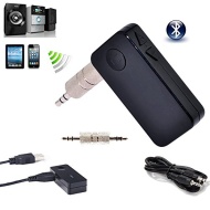 Portable A2DP Wireless Bluetooth 3.0 Handsfree Car Home Audio Music Streaming Receiver Adapter with Hands Free Calling and 3.5 Mm Stereo Output