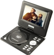 BuyInSummer Brand New 7.5&quot; Swivel Portable DVD Player CD+SD+MS+MMC+USB+TV+MP3/4+Game