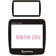 Giottos Aegis 49.5 x 47.5mm Professional Glass LCD Screen Protector for the Nikon D50, 12 Layers of Multi-Coatings Each Side.