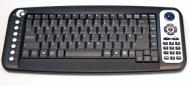 Keysonic 616RF 2.4GHz Wireless media centre keyboard with built in trackball mouse