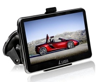 Lugii 5.0 Inch Touch Screen SAT NAV /Car GPS Navigation System / Multimedia Player/ FM transmitter /with UK and Europe Maps (5.0&quot; Smooth Black)
