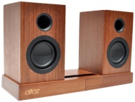 Altaz AZWB100BTS Micro-Fi Bluetooth Stereo Speaker (Natural Brown Wood)