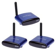SainSonic SS-630 5.8GHz Wireless Audio Video Sender Transmitter + 2 Receivers TV Extender