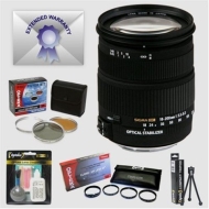 18-200mm f/3.5-6.3 DC OS (Optical Stabilizer) Wide Angle Lens &amp; Filters &amp; Close-Up Macro Set &amp;