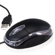 Daffodil WMS106 - Optische USB Maus - sehr sch&ouml;ne Maus mit LED-Licht und Scrollrad - Plug &amp; Play - keine Batterien notwendig - kompatibel mit Microsof