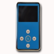 PLAYEASY200 Blue 4gb MP3 Player inc FM Radio + Built In Speaker + Voice recorder