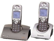 Panasonic KX-TCD 507ES DECT Cordless Phone With Additional Handset &amp; Charger - Metallic Silver