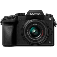 Panasonic Lumix DMC-G7 Compact System Camera with 14-42mm OIS Lens, 4K, 16MP, 4x Digital Zoom, Wi-Fi, OLED Viewfinder, 3&quot; Tilt Screen Display