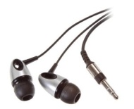 Vivanco Kopfh&ouml;rer SRI 100 In-Ear Ohrh&ouml;rer mit Metallstecker Schwarz / Silberfarben