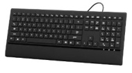 Logisys Corp. Streamline Letter Illuminated LED USB Keyboard,White (KB209WT)