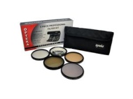 Opteka 58mm High Definition&sup2; Professional 5 Piece Filter Kit includes UV, CPL, FL, ND4 and 10x Macro Lens for Canon EOS EF-S 18-55mm f/3.5-5.6 IS II