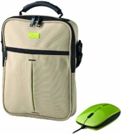 TRUST COMPUTER VERTICO 10  NETBOOK BAG SLIMLINE MOUSEBROWN/GREEN