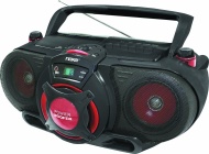 Naxa NPB-259 Portable MP3/CD AM/FM Stereo Radio Cassette Player/Recorder with Subwoofer and USB Input