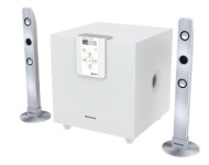 Blaupunkt LS 215e WH 2.1 Soundsystem mit Subwoofer weiss