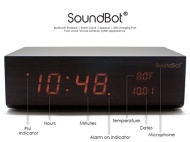 SoundBot&reg; SB1010 8 in 1 Multi-Function Station w/ Bluetooth Connectivity, Stereo Audio Speaker, Built-In Microphone, Alarm Clock, Thermometer, 2.1A US