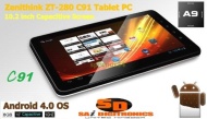 Zenithink ZT-280 C91 Android 4.0 10.2 Inch Capacitive Touch Screen Cortex A9 1GHz 1GB/8GB compatible with flash 11