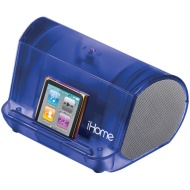 iHome Portable Speaker System - Blue Translucent