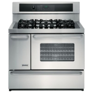 Kenmore Elite 40&quot; Dual Fuel Self-Clean Range with Sealed Burners and Elec. Convection Oven 7560